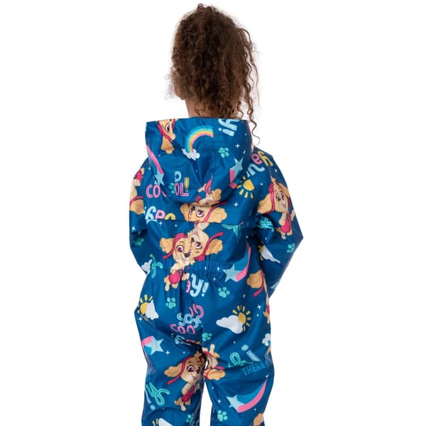Paw Patrol Girls Skye Puddle Suit 4-5 år Blå Blue 4-5 Years