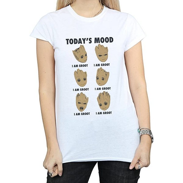 Guardians Of The Galaxy Womens/Ladies Today's Mood Baby Groot C White 3XL