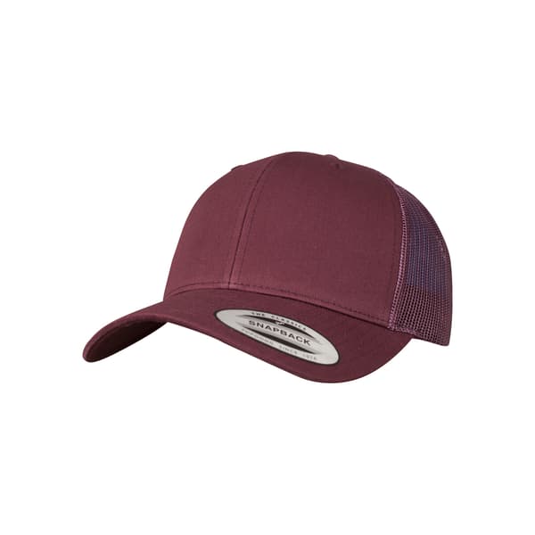 Flexfit Unisex Retro Trucker Cap One Size Mörkröd Maroon One Size