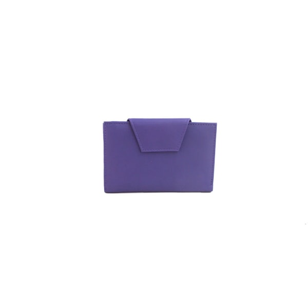 Eastern Counties Leather Kamila Läder Kontrast Piping Plånbok O Violet/Ivory One Size