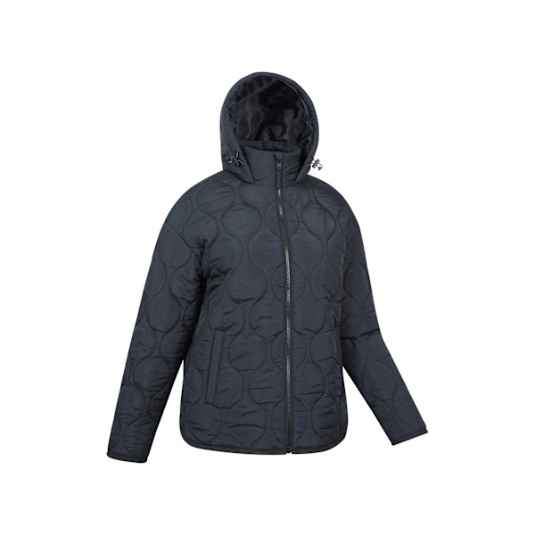 Mountain Warehouse Dam/Dam Flora Quiltad Jacka 16 UK Bla Black 16 UK