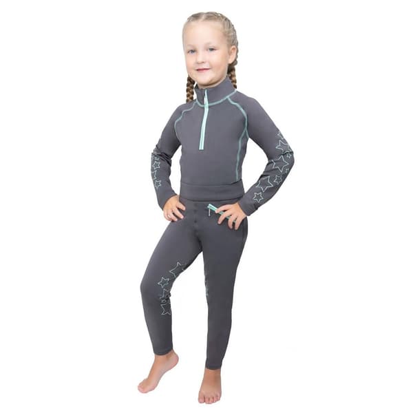 Hy Barn/Barn Stella Baslager Set 3-4 År Charcoal/Mint Charcoal/Mint 3-4 Years