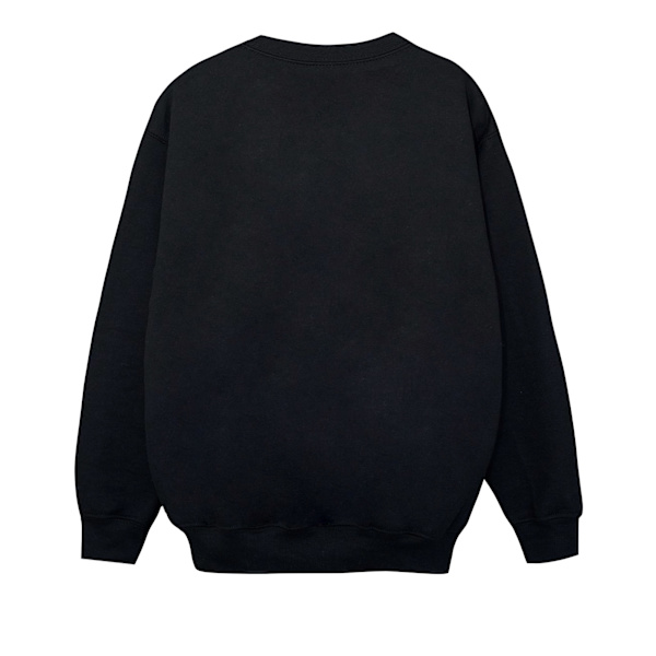 Disney Pojkar Frozen Elsa Snöflingor Sweatshirt 7-8 År Svart Black 7-8 Years