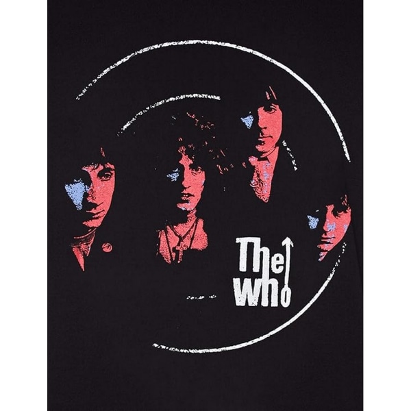 The Who Unisex Adult Soundwaves Bomull T-shirt S Svart Black S