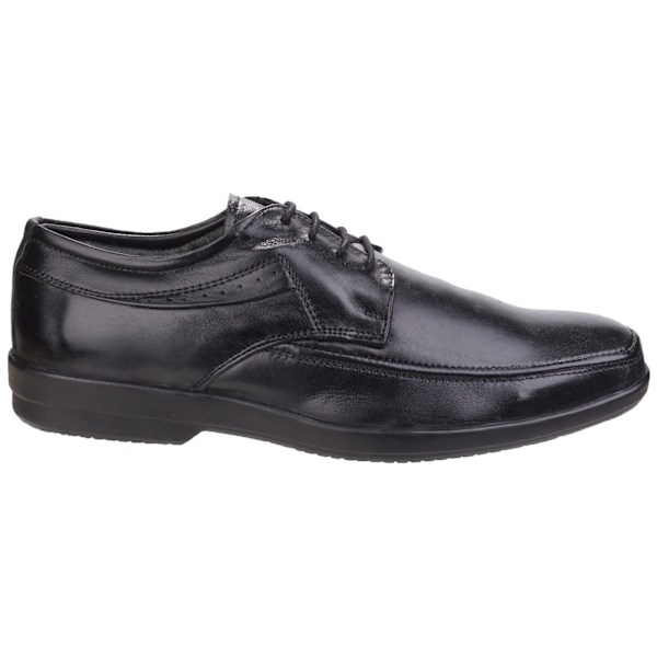 Fleet & Foster Dave herr Oxford-skor med förklädesnos, formella skor, 12 UK, svart Black 12 UK