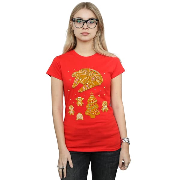 Star Wars Dam/Dam Gingerbread Rebels T-shirt i bomull M Vit White M