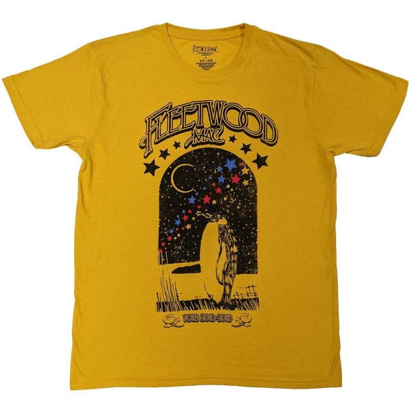 Fleetwood Mac Unisex Vuxen Tour 2018 - 2019 Penguin T-Shirt L Y Yellow/Black L