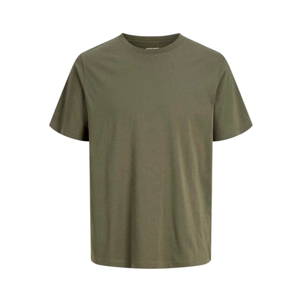 Jack And Jones Herr Basic Enfärgad Regular T-shirt L Olive Night Olive Night L