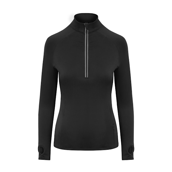 AWDis Just Cool Dam/Kvinnor Cool-Flex Halv Zip Top L Jet Blac Jet Black L