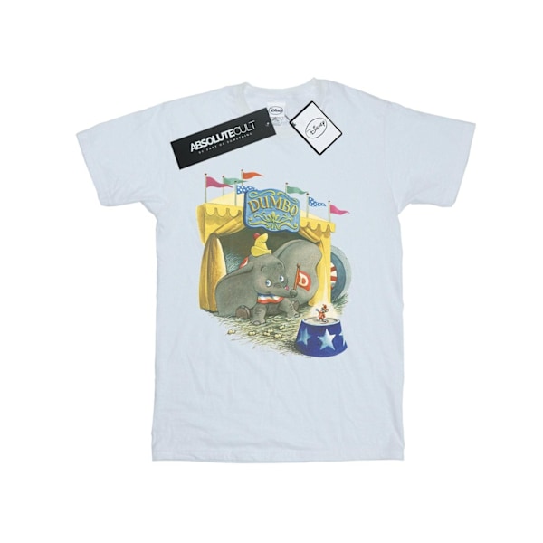 Disney Mens Dumbo Circus T-Shirt L Vit White L