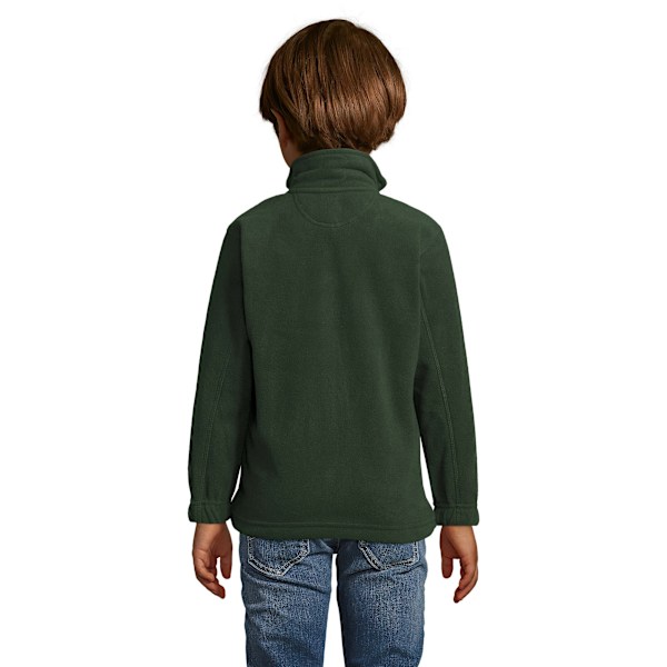 SOLS Barn/Barn North Zip-Up Fleece Jacka 10 år Forest Gre Forest Green 10yrs