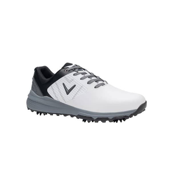 Callaway Cheviot Läder Golfskor för Herr 9 UK Vit/Svart White/Black 9 UK
