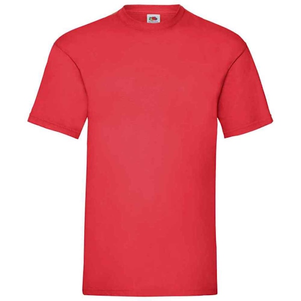 Fruit of the Loom Mens Valueweight T-Shirt XXL Röd Red XXL