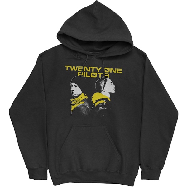 twenty one pilots Unisex Adult Back To Back Hoodie M Svart Black M