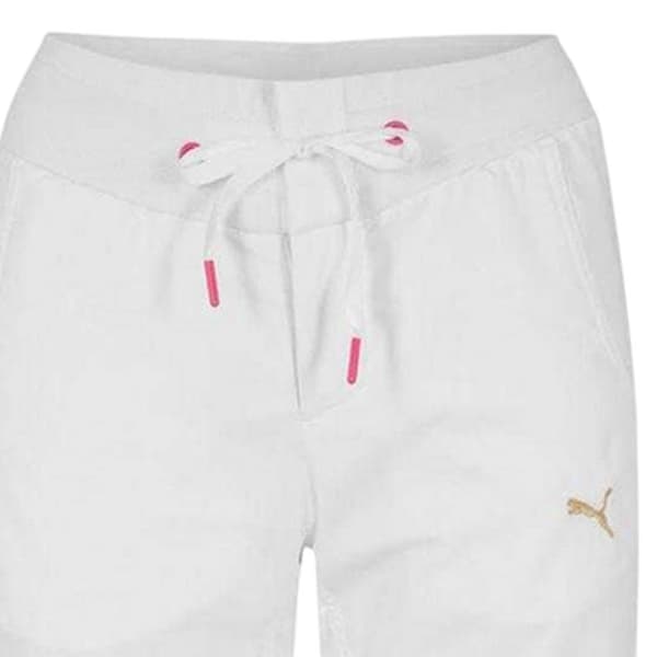 Puma Dam Vävd Byxa 10 UK Vit White 10 UK