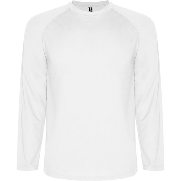 Roly Barn/Kids Montecarlo Långärmad Sport T-shirt 8 År White 8 Years