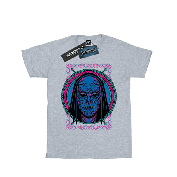 Harry Potter Dam/Kvinnor Neon Dödsätare Mask Bomull Pojkvän Sports Grey S