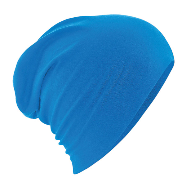 Beechfield Unisex Hemsedal Bomull Slouch Beanie En Storlek Safir Sapphire Blue One size