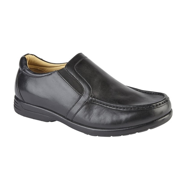 Roamers Läder för män XXX Extra Wide Twin Gusset Casual Shoe 13 Tan 13 UK