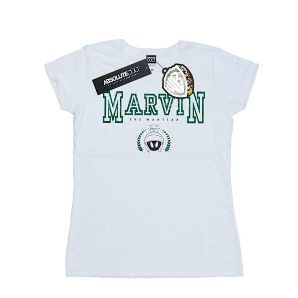 Looney Tunes Dam/Damer Marvin The Martian Bomull T-shirt XL White XL