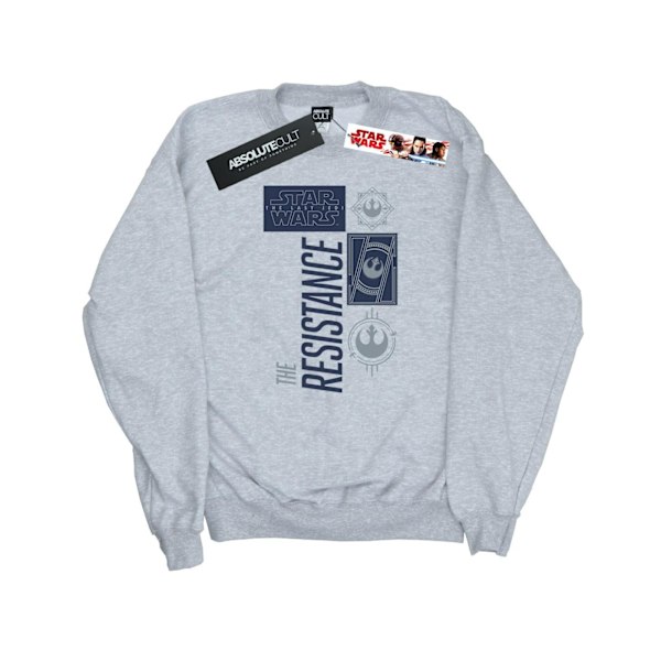Star Wars Dam/Damer The Last Jedi The Resistance Sweatshirt Heather Grey M