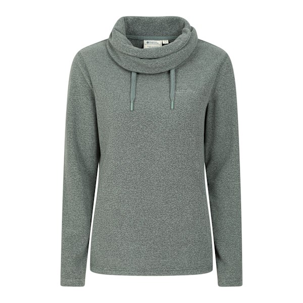 Mountain Warehouse Dam/Dam Hebridean Fleece Tröja med Krage Dark Khaki 10 UK