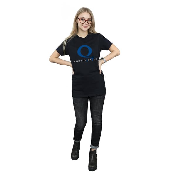 DC Comics Dam/Dam Arrow Queen Consolidated Logo Bomull Bo Black S