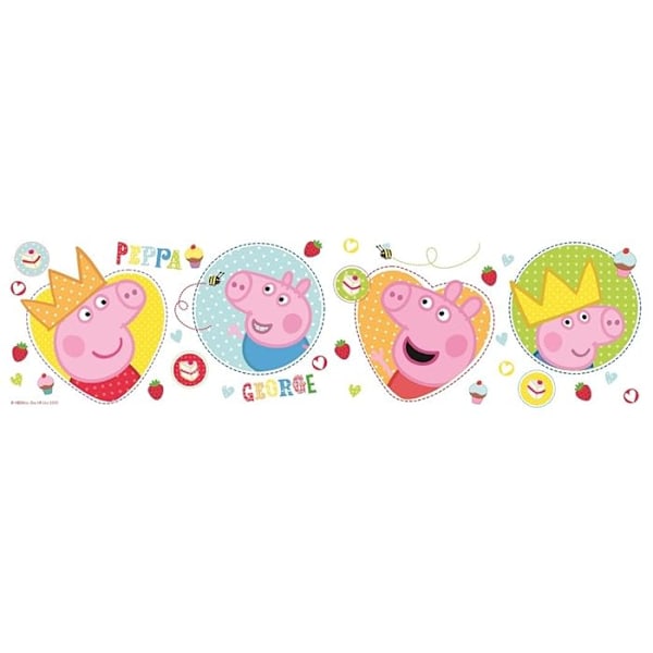 Greta Gris Folie George Pig Födelsedagsbann One Size Multicoloure Multicoloured One Size