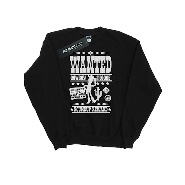 Disney Herr Toy Story Wanted Poster Sweatshirt L Svart Black L
