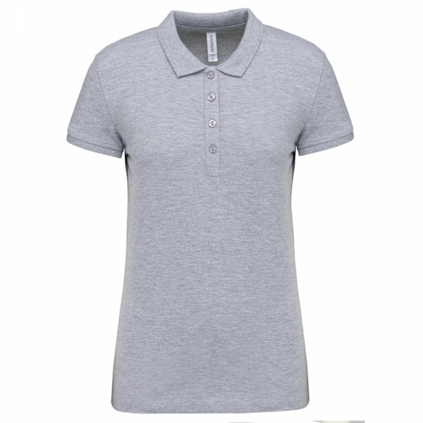 Kariban Dam/Dam Pique Poloshirt XXL Oxford Grå Oxford Grey XXL