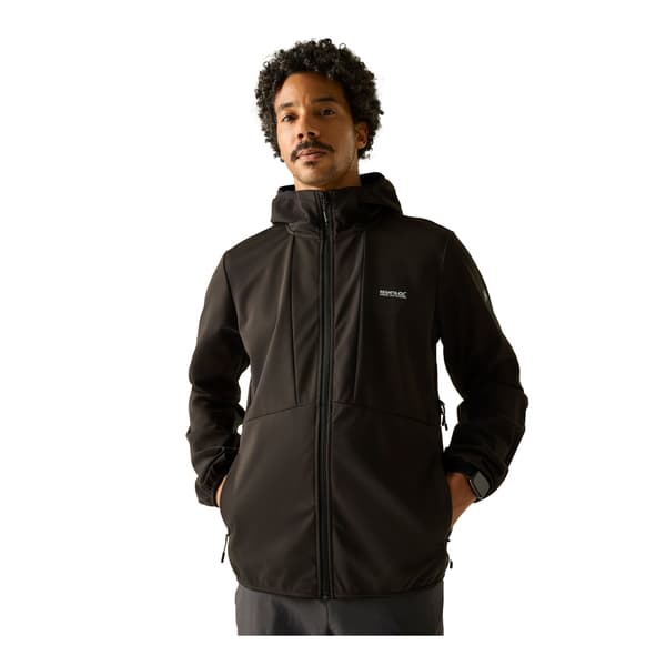 Regatta Tredmoor Softshelljacka för män M Svart Black M