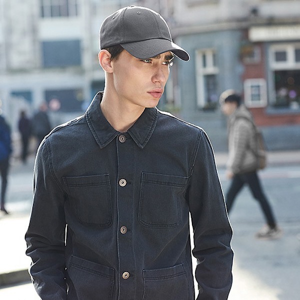 Beechfield Unisex Authentic 6 Panel Baseball Cap One Size Svart Black One Size