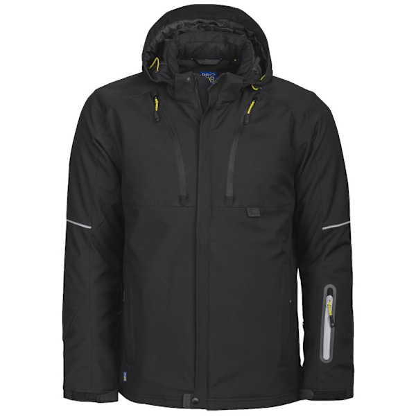 Projob Funktionell Vadderad Jacka XS Svart Black XS