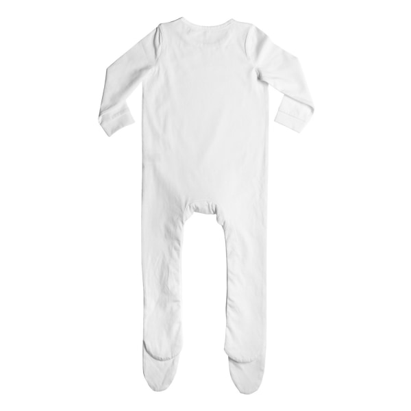 Larkwood Baby Organic Sleepsuit 6-12 månader vit White 6-12 Months