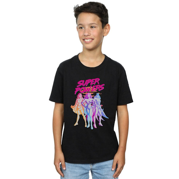 DC Comics Boys Super Powers Neon Tropics T-Shirt 12-13 år Bl Black 12-13 Years