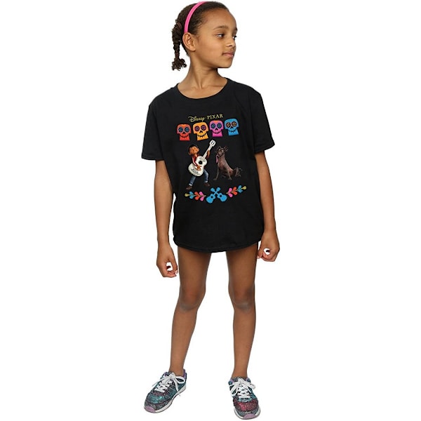 Coco Girls Miguel Logo Bomull T-shirt 12-13 år Svart Black 12-13 Years