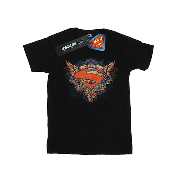 DC Comics Superman Wings Shield T-shirt S Svart Black S