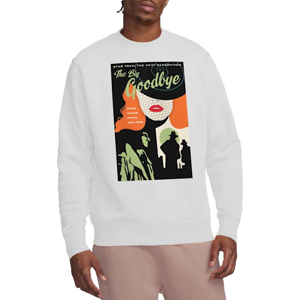 Star Trek Unisex Vuxen The Next Generation Säsong 1 Avsnitt 12 White M
