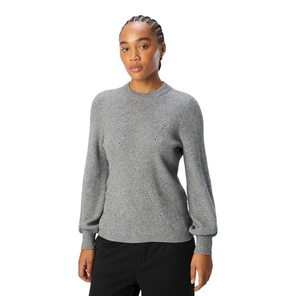 Object Dam/Dam Rundhalsad Normal Tröja 8 UK Mellangrå Medium Grey 8 UK