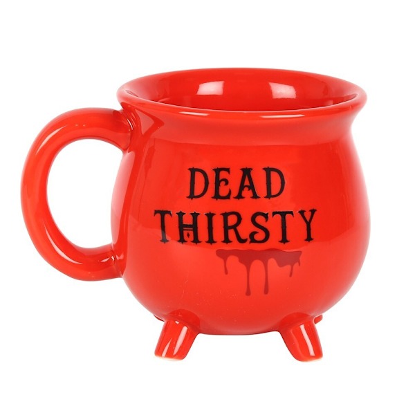 Something Different Dead Thirsty Cauldron Keramikmugg En Storlek Red/Black One Size