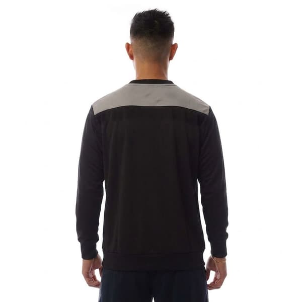 Sondico Herr Precision Randig Långärmad Tröja S Svart/ Black/Charcoal S
