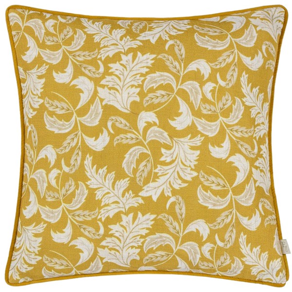 Evans Lichfield Chatsworth Topiary Kuddfodral med Kant 43cm x 4 Saffron 43cm x 43cm
