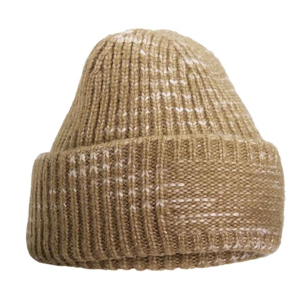 Beechfield Unisex Vuxen Patch Chunky Stickad Mössa One Size Espre Espresso Haze One Size