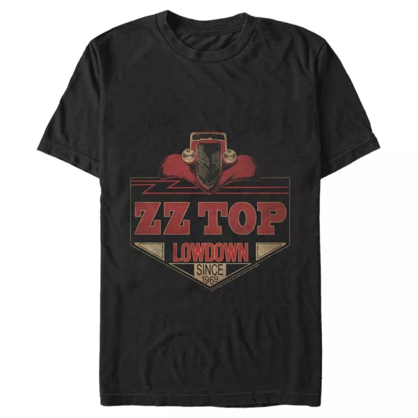 ZZ Top Unisex Vuxen Lowdown bomull T-shirt S Svart Black S