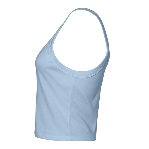 Bella + Canvas Dam Micro-Rib Strappy Linne L Enfärgad Solid Baby Blue L