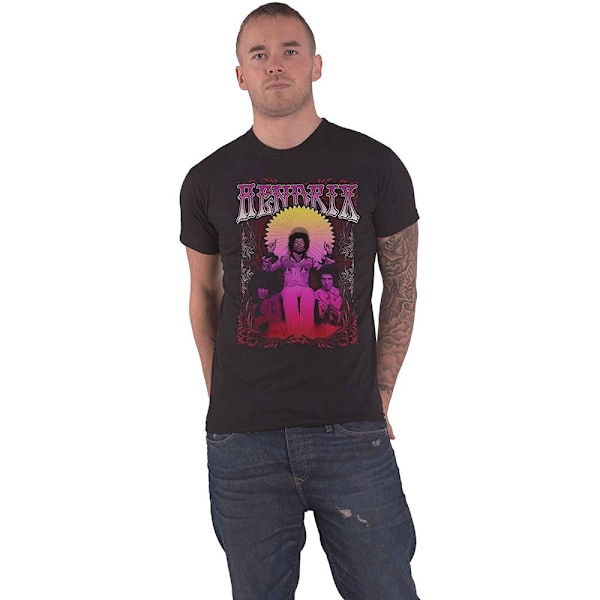 Jimi Hendrix Unisex Vuxen Karl Ferris Wheel Bomulls T-Shirt XL B Black XL