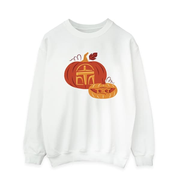 Star Wars Mandalorian Herr Pumpa Tröja 5XL Vit White 5XL
