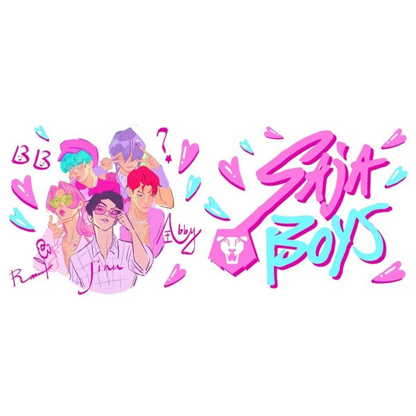 K-Pop Demon Hunters Saja Boys Mugg One Size Vit White One Size
