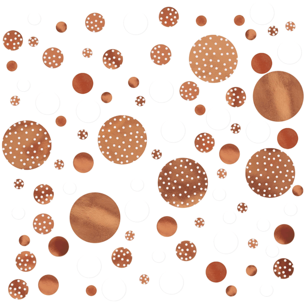 Neviti Prickig Konfettistorlek Roséguld Rose Gold One Size