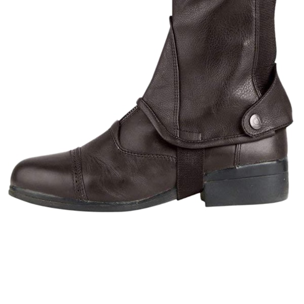 Dublin Unisex Stretch Fit Half Chaps Extra Small Black Black Extra Small